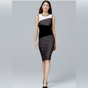 WHITE HOUSE BLACK CLEARANCE MARKET COLORBLOCK DRESS